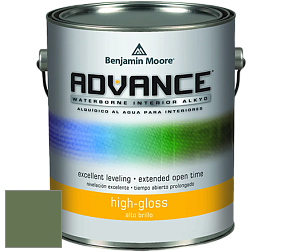Benjamin Moore 794 Advance Interior Paint-High Gloss глянцевая алкидная эмаль цвет NCS S 5030-G30Y 
