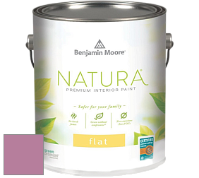 Benjamin Moore 512 Natura Interior Flat Finish матовая краска цвет 2083-40 Begonia