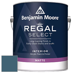 Benjamin Moore 548 IRegal Select Interior Paint - Matte краска цвет 2062-30 Blue Danube