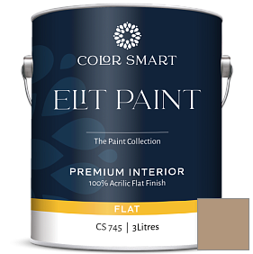 Краска COLOR SMART CS 745 ELIT PAINT глубокоматовая моющаяся краска цвет 1077 Great Plains Gold