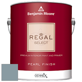 Benjamin Moore 550 Regal Select Waterborne Interior Pearl Finish краска цвет 2135-40 Province Blue