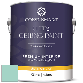 COLOR SMART CS 758 ULTRA CEILING PAINT ультраматовая краска цвет 2041-50 Sea Mist Green