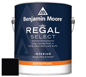 Benjamin Moore 550 Regal Select Waterborne Interior Pearl Finish краска цвет RAL 9005 