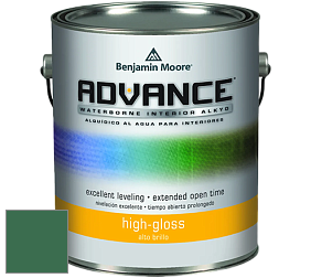 Benjamin Moore 794 Advance Interior Paint-High Gloss глянцевая алкидная эмаль цвет 2040-20 Green Meadows