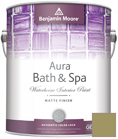 Краска Benjamin Moore Aura Bath & Spa Interior Paint Matte Finish (532) цвет 531 Ponderosa Pine