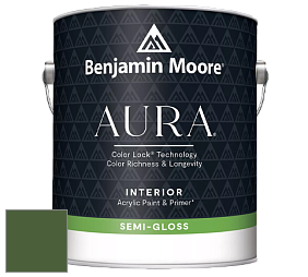 Benjamin Moore Aura 528 Waterborne Interior Semi-gloss Finish краска цвет NCS S 5540-G30Y 
