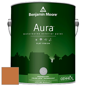 Benjamin Moore Aura 629 Waterborne Exterior Flat Finish краска цвет 2157-10 Golden Dunes