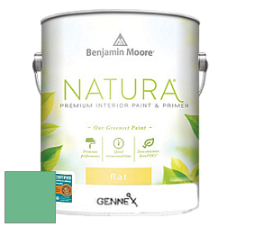 Benjamin Moore 514 Natura Interior Semi-Gloss Finish краска цвет 580 Arlington Green