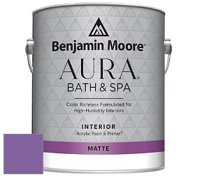 Benjamin Moore Aura 532 Bath & Spa Waterborne Interior Paint Matte Finish краска цвет RAL 4005 