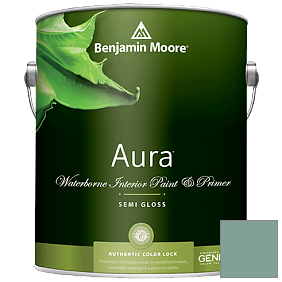 Краска Aura Waterborne Interior Semi-gloss Finish (528) цвет HC-137 BM HC-137