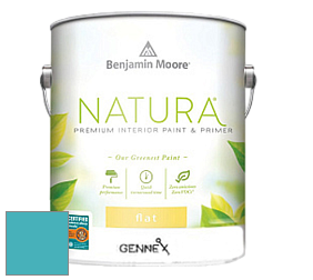 Benjamin Moore 514 Natura Interior Semi-Gloss Finish краска цвет 760 Baltimore Sky