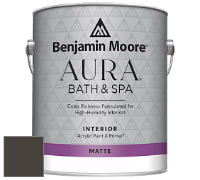 Benjamin Moore Aura 532 Bath & Spa Waterborne Interior Paint Matte Finish краска цвет NCS S 8505-Y20R 