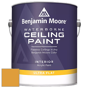 Benjamin Moore 508 Waterborne Ceiling Paint краска для потолков цвет 2155-30 Yellow Marigold
