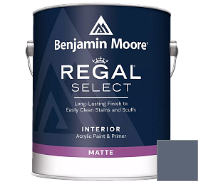 Краска Regal Select Interior Paint - Matte (548) цвет 1435 Blue Gaspe