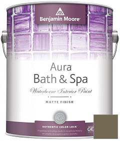 Краска Benjamin Moore Aura Bath & Spa Interior Paint Matte Finish (532) цвет 518 Sterling Forest