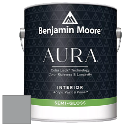 Benjamin Moore Aura 528 Waterborne Interior Semi-gloss Finish краска цвет RAL 7004 