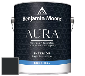 Benjamin Moore Aura 524 Waterborne Interior Eggshell Finish краска цвет RAL 9017 