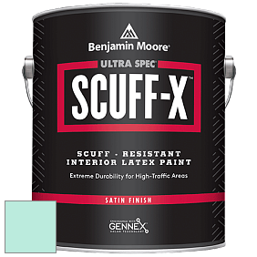 Benjamin Moore 486 Ultra Spec SCUFF-X Interior Satin Finish краска цвет 2046-60 Misty Teal
