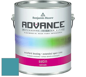 Benjamin Moore 792 Advance Interior Paint-Satin эмаль цвет NCS S 3040-B20G 