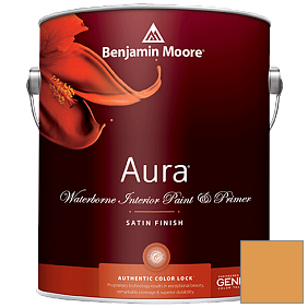 Краска Aura Waterborne Interior Satin Finish (526) цвет 175 Mayan Gold
