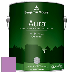 Benjamin Moore Aura 629 Waterborne Exterior Flat Finish краска цвет 2074-40 Lilac Pink