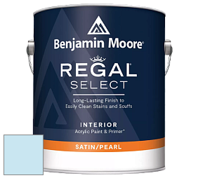 Benjamin Moore 550 Regal Select Waterborne Interior Pearl Finish краска цвет 2065-70 Bashful Blue