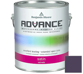 Краска Benjamin Moore 792. Advance Interior Paint-Satin эмаль цвет 2071-10 Exotic Purple