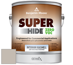 Benjamin Moore 357 Super Hide Zero Voc Interior Eggshell краска цвет 861 Shale