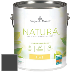 Benjamin Moore 512 Natura Interior Flat Finish матовая краска цвет 2133-10 Onyx