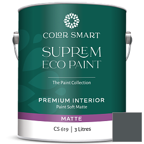 Краска COLOR SMART CS 619 SUPREM ECO PAINT матовая краска цвет 2135-20 Stonecutter
