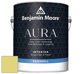 Benjamin Moore Aura 524 Waterborne Interior Eggshell Finish краска цвет 396 Chic Lime