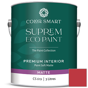 Краска COLOR SMART CS 619 SUPREM ECO PAINT матовая краска цвет 2002-10 Vermilion
