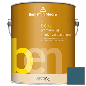 Краска Ben Premium Interior Latex Flat (W625) цвет 2058-20 Slate Teal