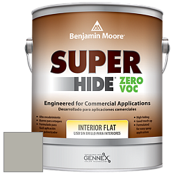 Benjamin Moore 355 Super Hide Zero Voc Interior Flat краска цвет 2137-50 Sea Haze