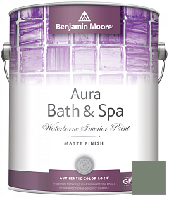 Краска Benjamin Moore Aura Bath & Spa Interior Paint Matte Finish (532) цвет AF-475 