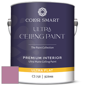 COLOR SMART CS 758 ULTRA CEILING PAINT ультраматовая краска цвет 2083-40 Begonia