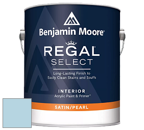 Benjamin Moore 550 Regal Select Waterborne Interior Pearl Finish краска цвет 799 Mediterranean Breeze