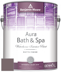 Benjamin Moore Aura 532 Bath & Spa Waterborne Interior Paint Matte Finish краска цвет NCS S 6010-R10B 