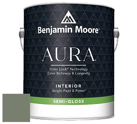 Benjamin Moore Aura 528 Waterborne Interior Semi-gloss Finish краска цвет 461 Rosepine