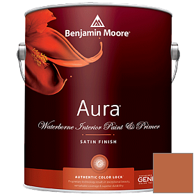 Краска Aura Waterborne Interior Satin Finish (526) цвет 2167-10 Burnt Caramel