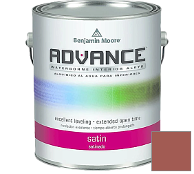 Краска Benjamin Moore 792. Advance Interior Paint-Satin эмаль цвет 1203 Warm Sienna