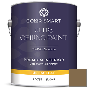 Краска COLOR SMART CS 758 ULTRA CEILING PAINT ультраматовая краска цвет 231 Aged Bronze