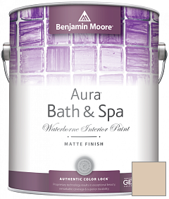 Краска Benjamin Moore Aura Bath & Spa Interior Paint Matte Finish (532) цвет 1038 Everlasting