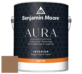Benjamin Moore Aura 526 Waterborne Interior Satin Finish покрытие цвет 1125 Acorn