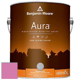 Benjamin Moore Aura 634 Waterborne Exterior Low Lustre Finish краска цвет 2079-40 Springtime Bloom