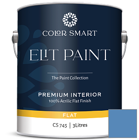 Краска COLOR SMART CS 745 ELIT PAINT глубокоматовая моющаяся краска цвет 818 Watertown