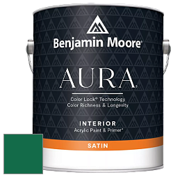 Benjamin Moore Aura 526 Waterborne Interior Satin Finish покрытие цвет NCS S 4550-G 