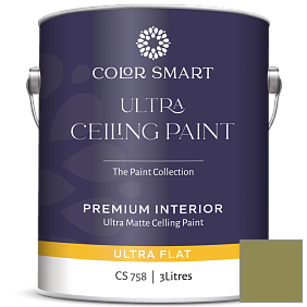 Краска COLOR SMART CS 758 ULTRA CEILING PAINT ультраматовая краска цвет 2145-20 Terrapin Green