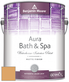 Benjamin Moore Aura 532 Bath & Spa Waterborne Interior Paint Matte Finish краска цвет NCS S 2040-Y20R 