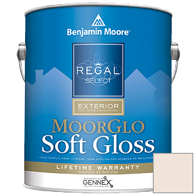 Краска Regal Select Exterior Paint-Moor GloSoft Gloss Finish (W096) цвет 2164-70 Candle White